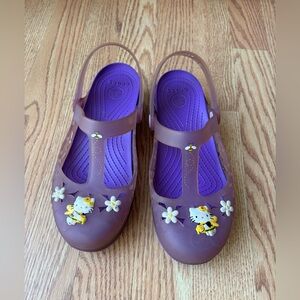 CROCS and Sanrio Sandals with Hello Kitty Design
